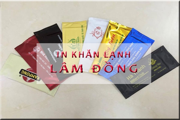 In khăn lạnh, mua khăn ướt số lượng lớn Lâm Đồng